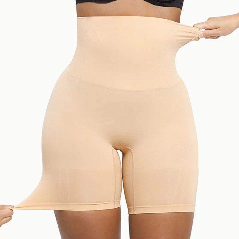 High-waisted tummy-control, butt-lifting shapewear shorts