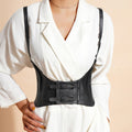 Punk-style suspender waist belt