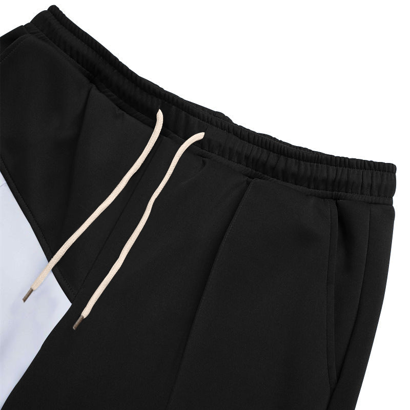 Men's Color-Block Straight-Leg Trousers
