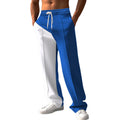 Men's Color-Block Straight-Leg Trousers