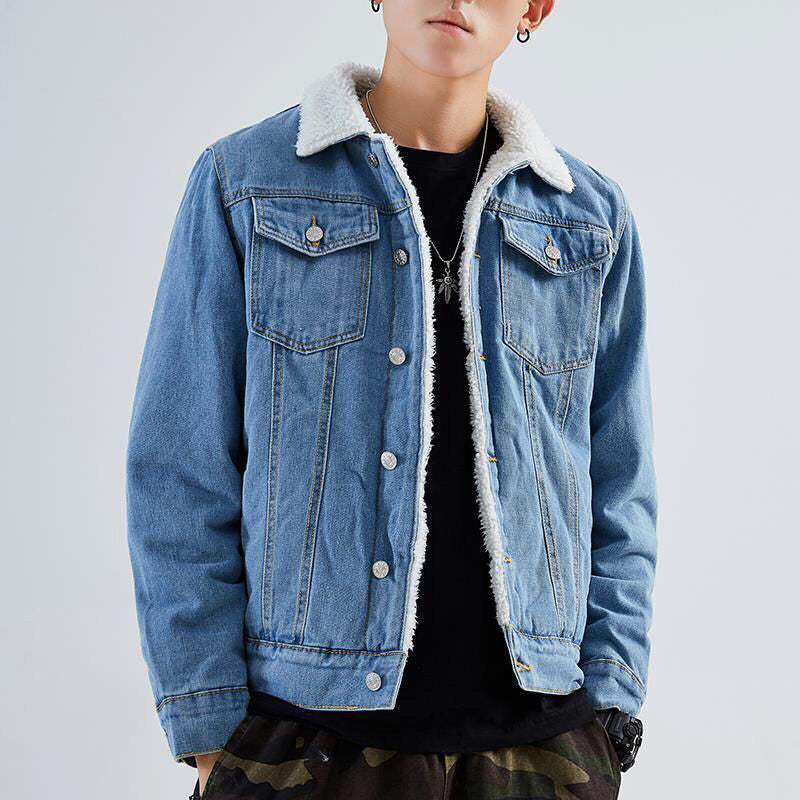 Men's Fleece-Lined Denim Jacket