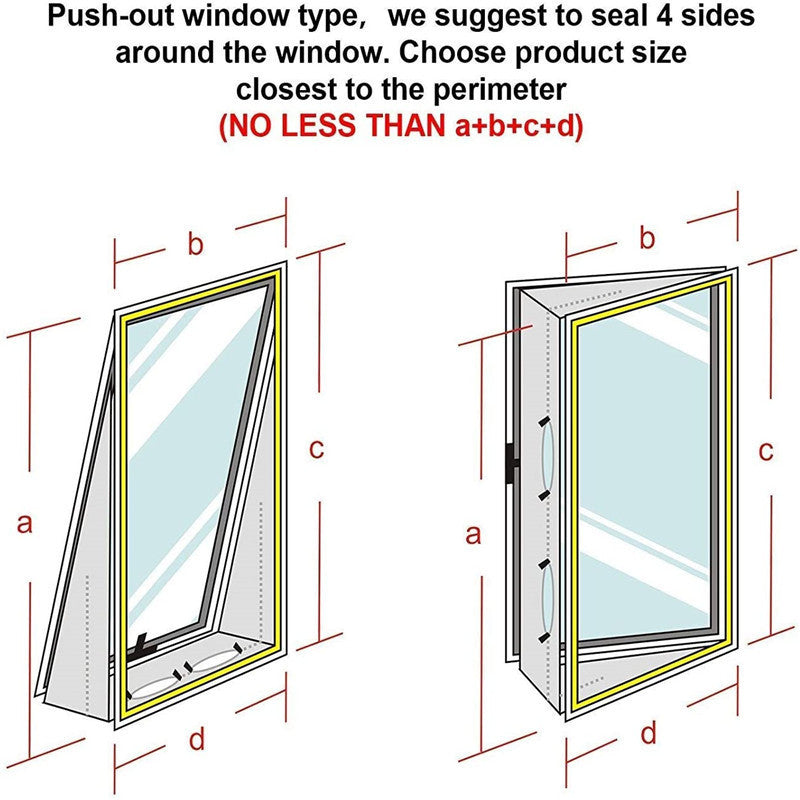 Portable air conditioner window exhaust sealing cloth