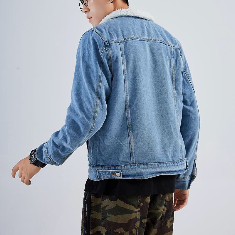 Men's Fleece-Lined Denim Jacket