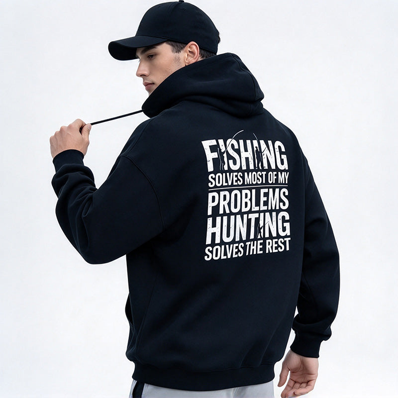 Fishing Hunting Graphic Hoodie