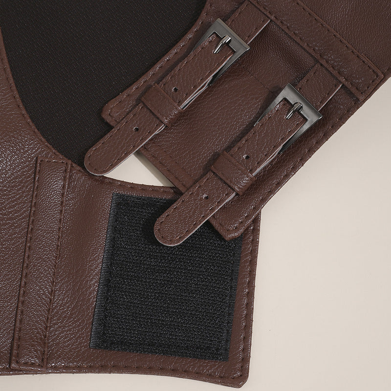 Punk-style suspender waist belt
