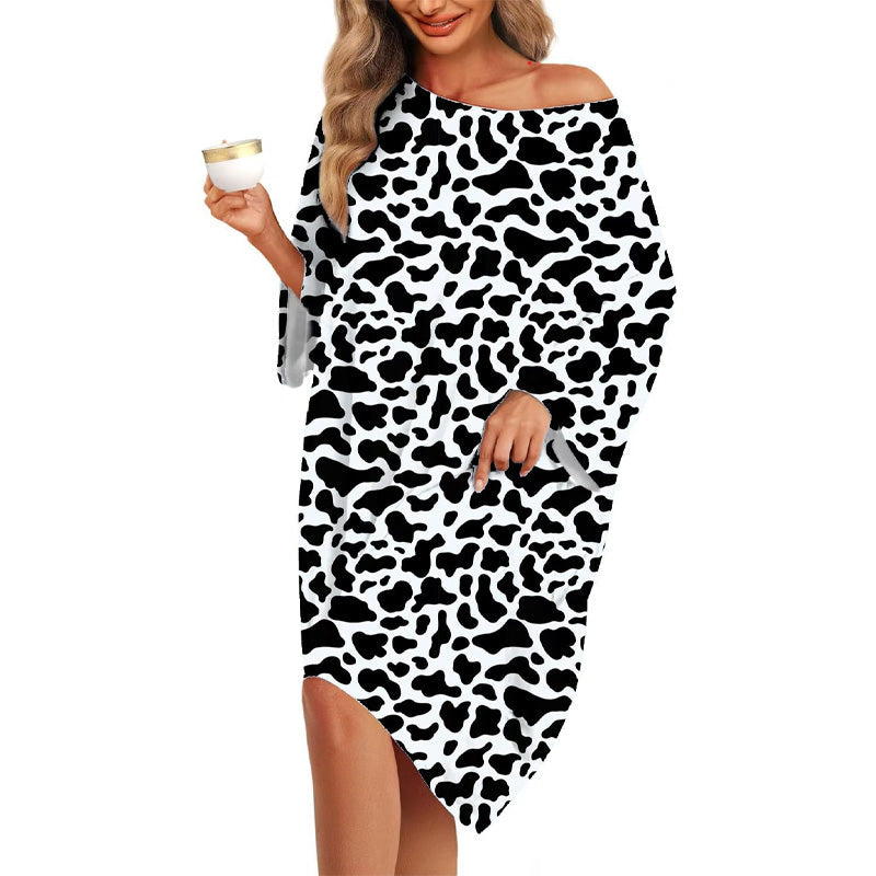 Loose-fitting Fun Patterned Nightgown