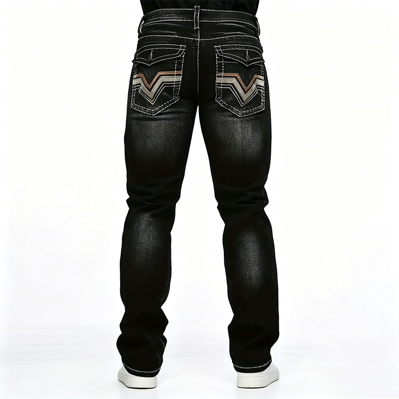 Men's Stretch Straight-Leg Jeans