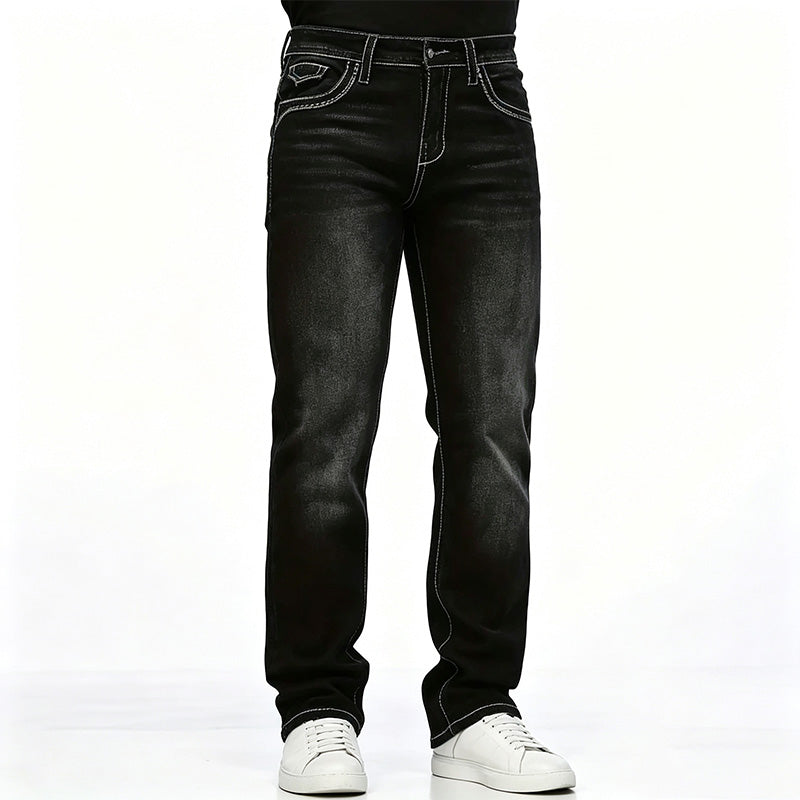 Men's Stretch Straight-Leg Jeans