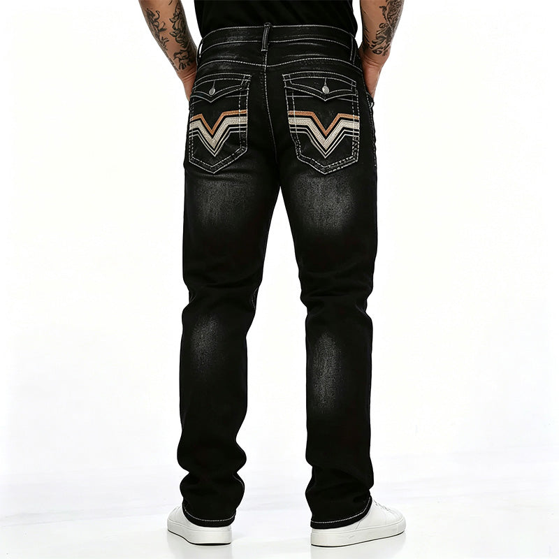 Men's Stretch Straight-Leg Jeans