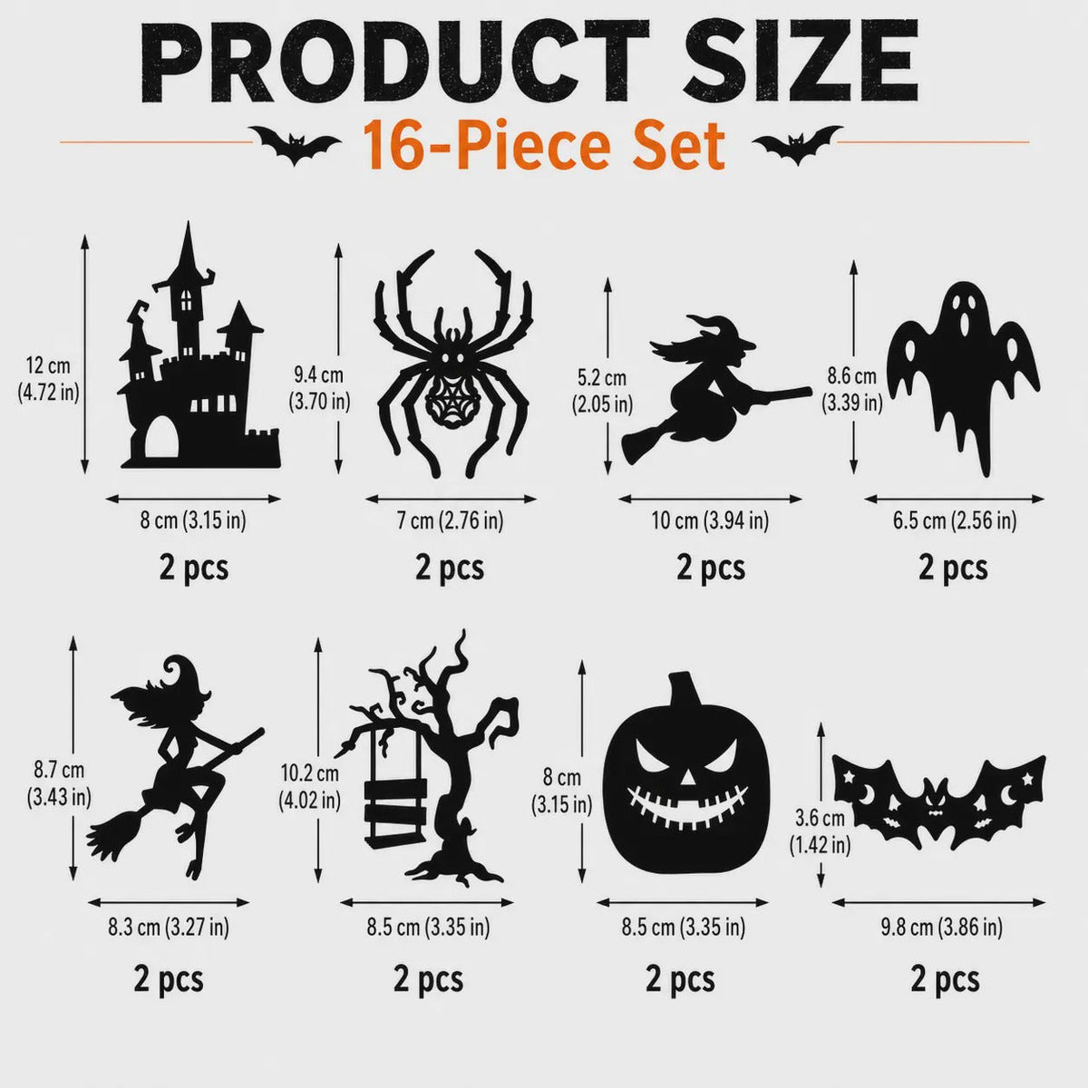 Halloween Decorative LED Wall Sticker