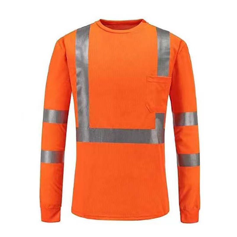 Hi-Vis Reflective Long Sleeve Work Shirt