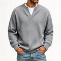 Men's Waffle V-Neck Pullover
