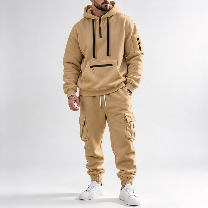 Men's Multi-Pocket Cargo Set