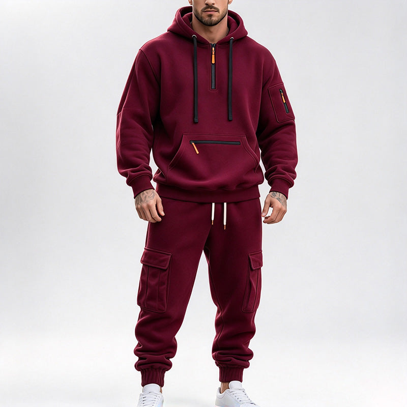 Men's Multi-Pocket Cargo Set