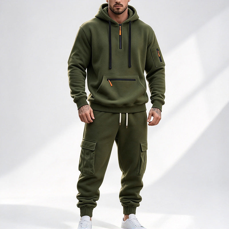 Men's Multi-Pocket Cargo Set
