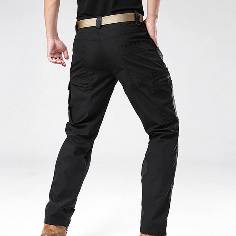 Men's Color-Block Tactical Cargo Pants