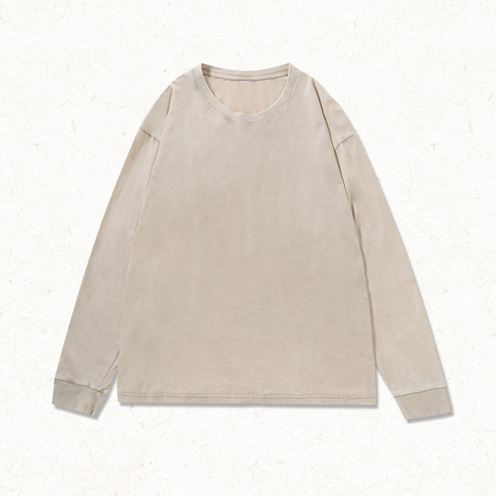 Vintage Wash Oversized Long Sleeve Tee