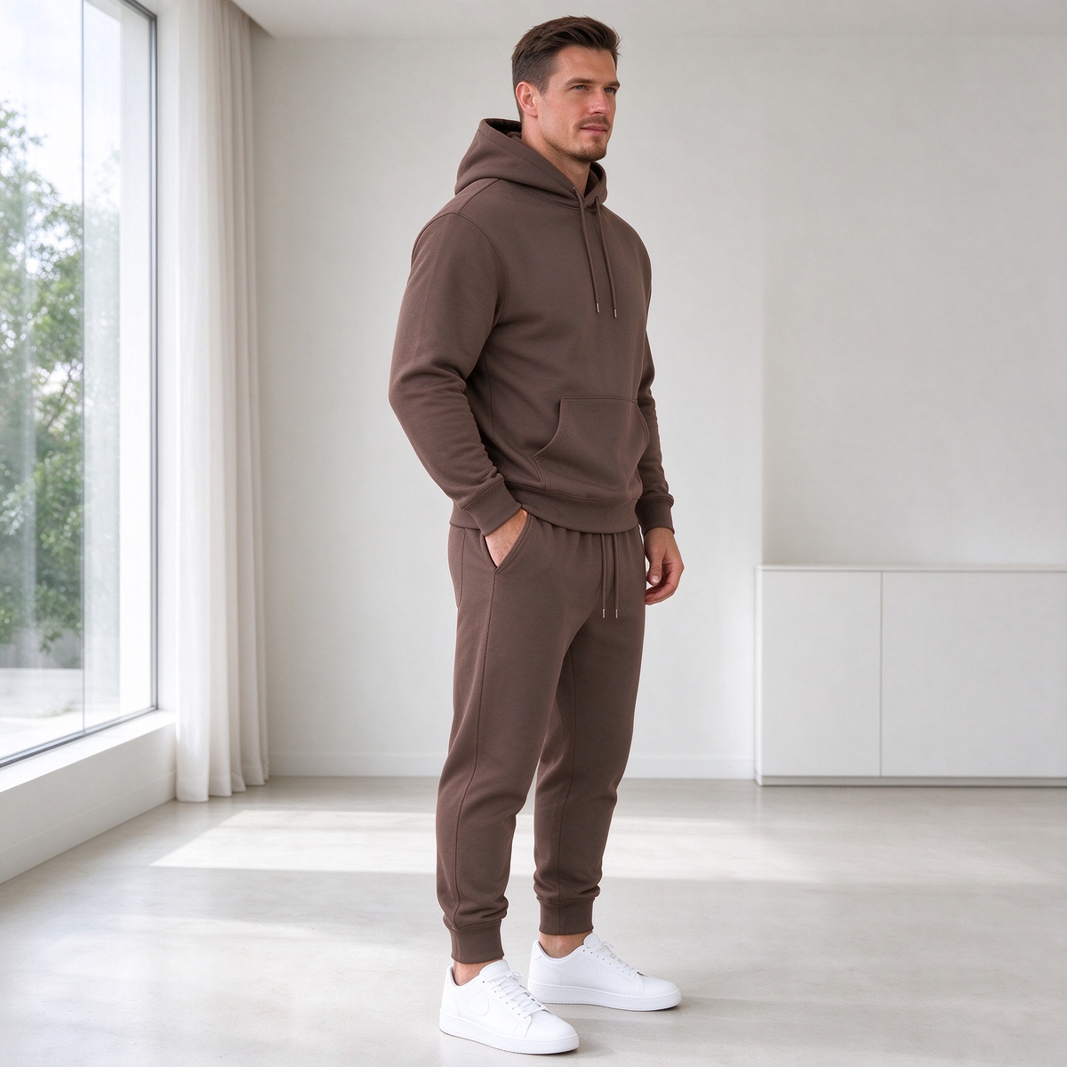 Relax Fit Hoodie Jogger Two Piece