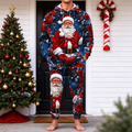 Men's Christmas Hoodie Tracksuit