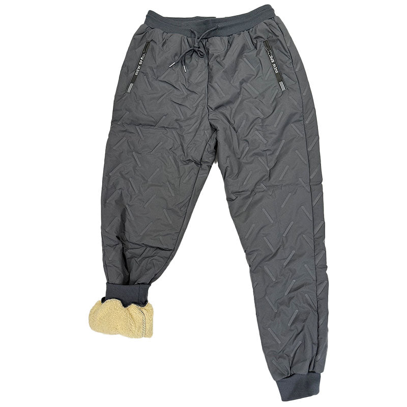 Thickened warm fleece pants