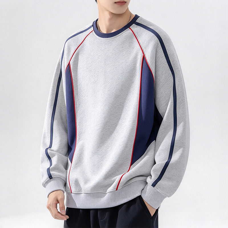 Men's Color-Block Crewneck Sweatshirt
