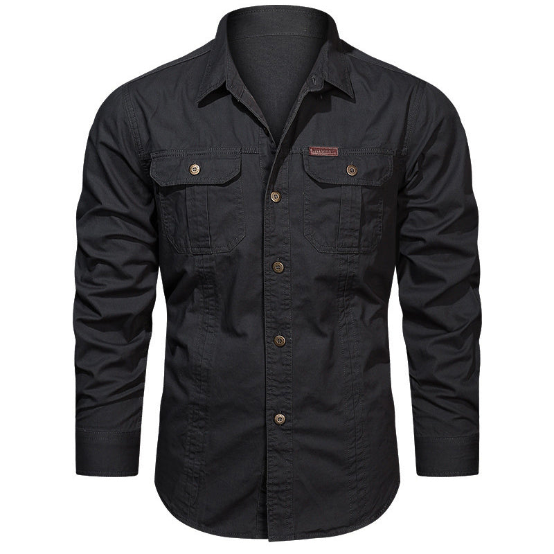 Men's Casual Workwear Long-Sleeved Shirt