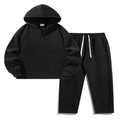 Half Zip Hoodie And Pants Casual Tracksuit Set