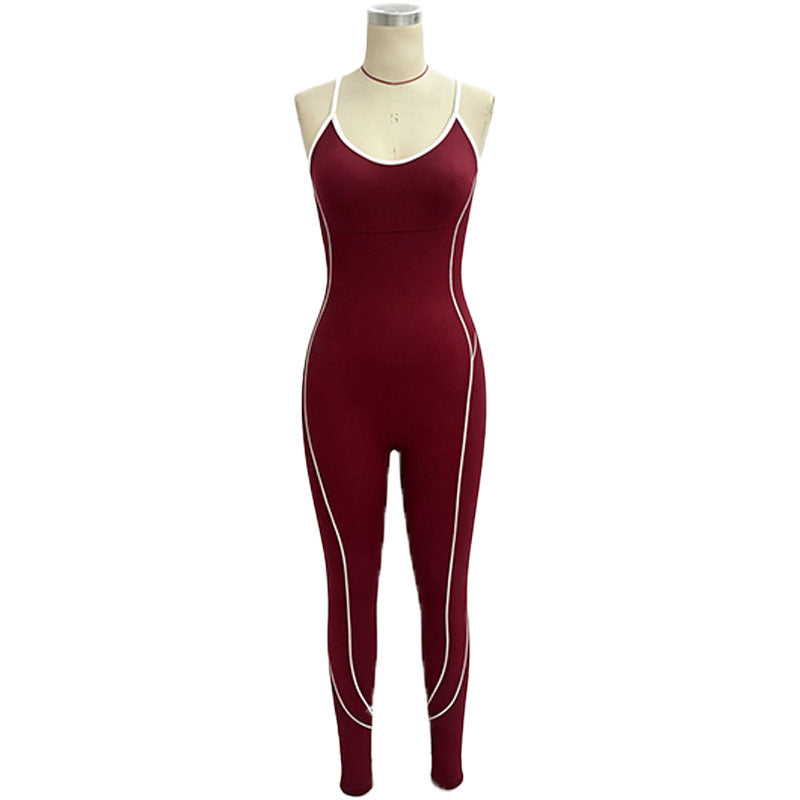 Tummy control and shaping sports bodysuit