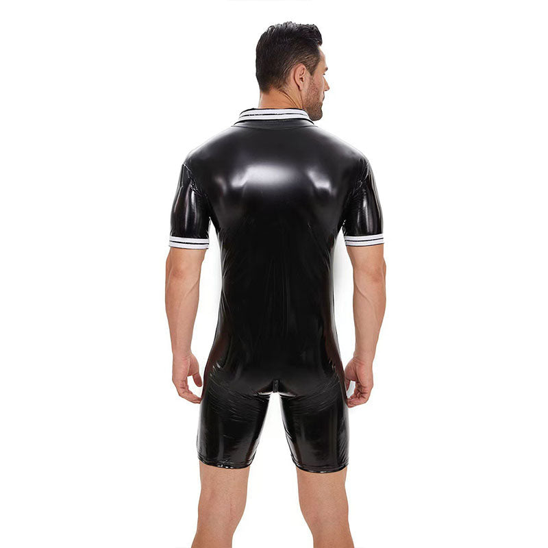 Men's PVC Glossy Bodysuit