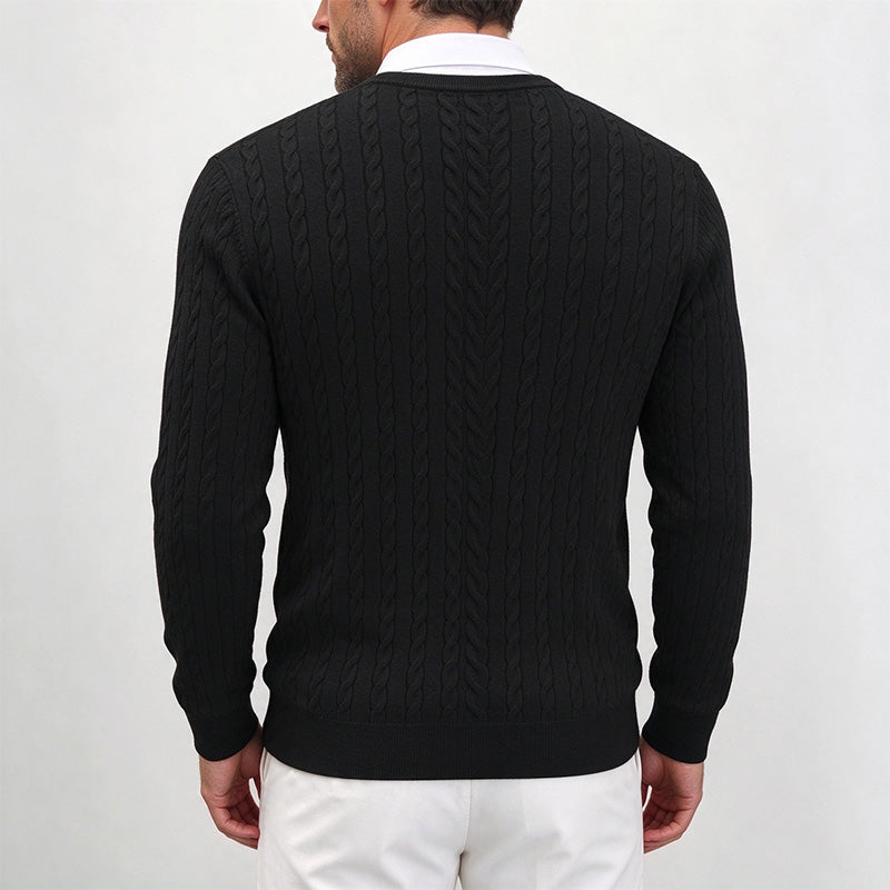 Men's Classic Cable Knit Sweater