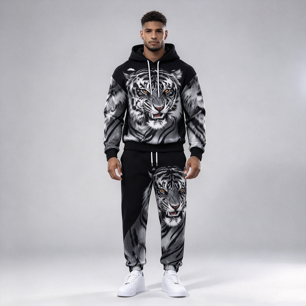White Tiger Graphic Tracksuit