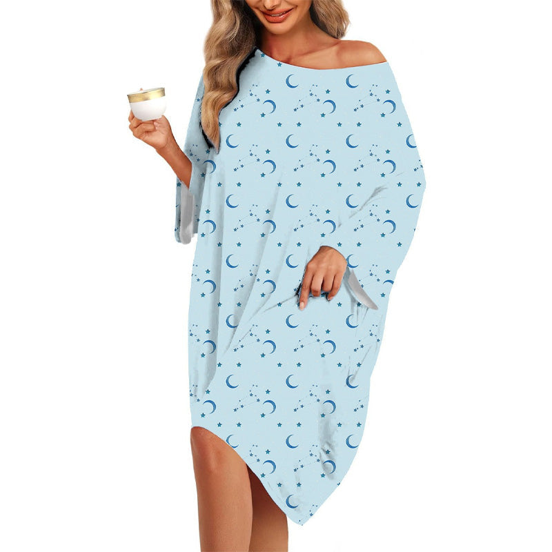 Loose-fitting Fun Patterned Nightgown