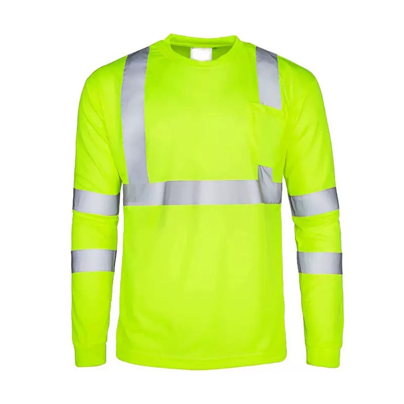 Hi-Vis Reflective Long Sleeve Work Shirt