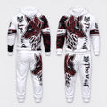 Wolf Graphic Hoodie Tracksuit Set