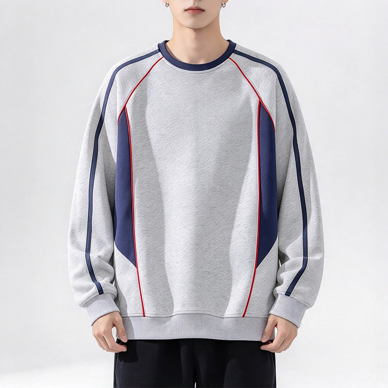 Men's Color-Block Crewneck Sweatshirt