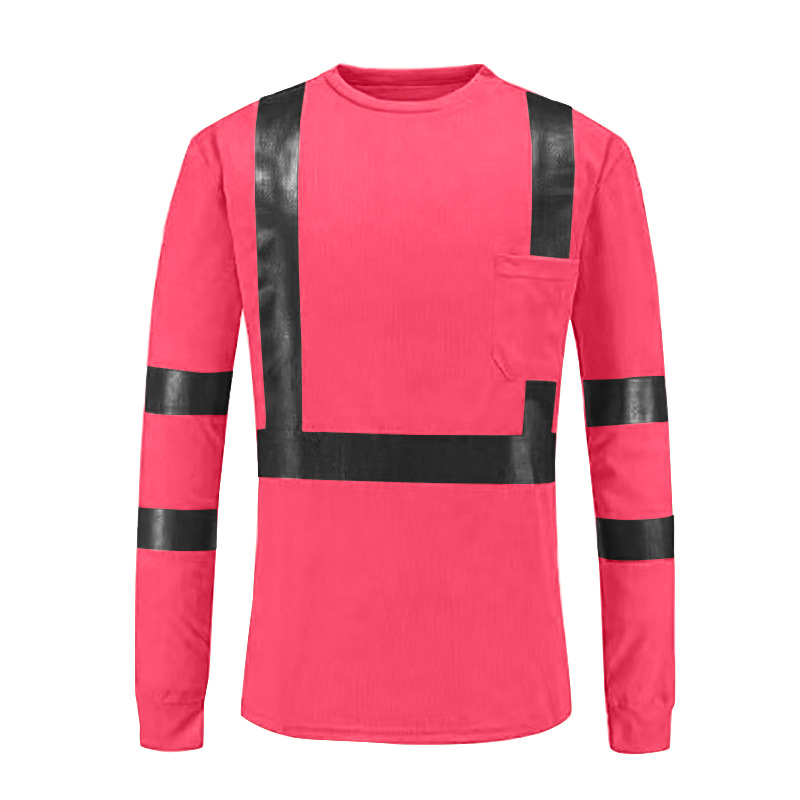 Hi-Vis Reflective Long Sleeve Work Shirt