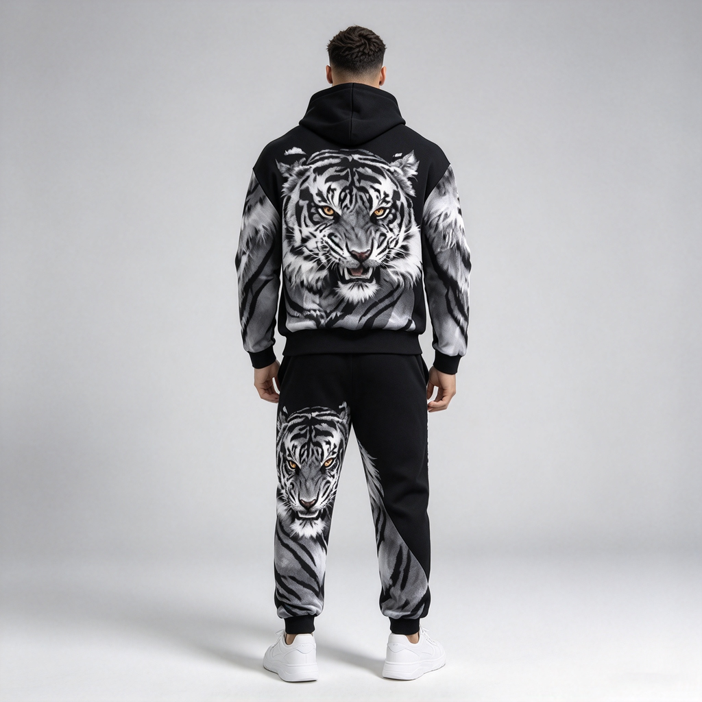 White Tiger Graphic Tracksuit