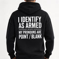 Men Funny Statement Graphic Hoodie