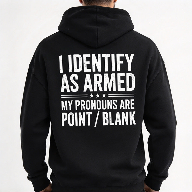 Men Funny Statement Graphic Hoodie
