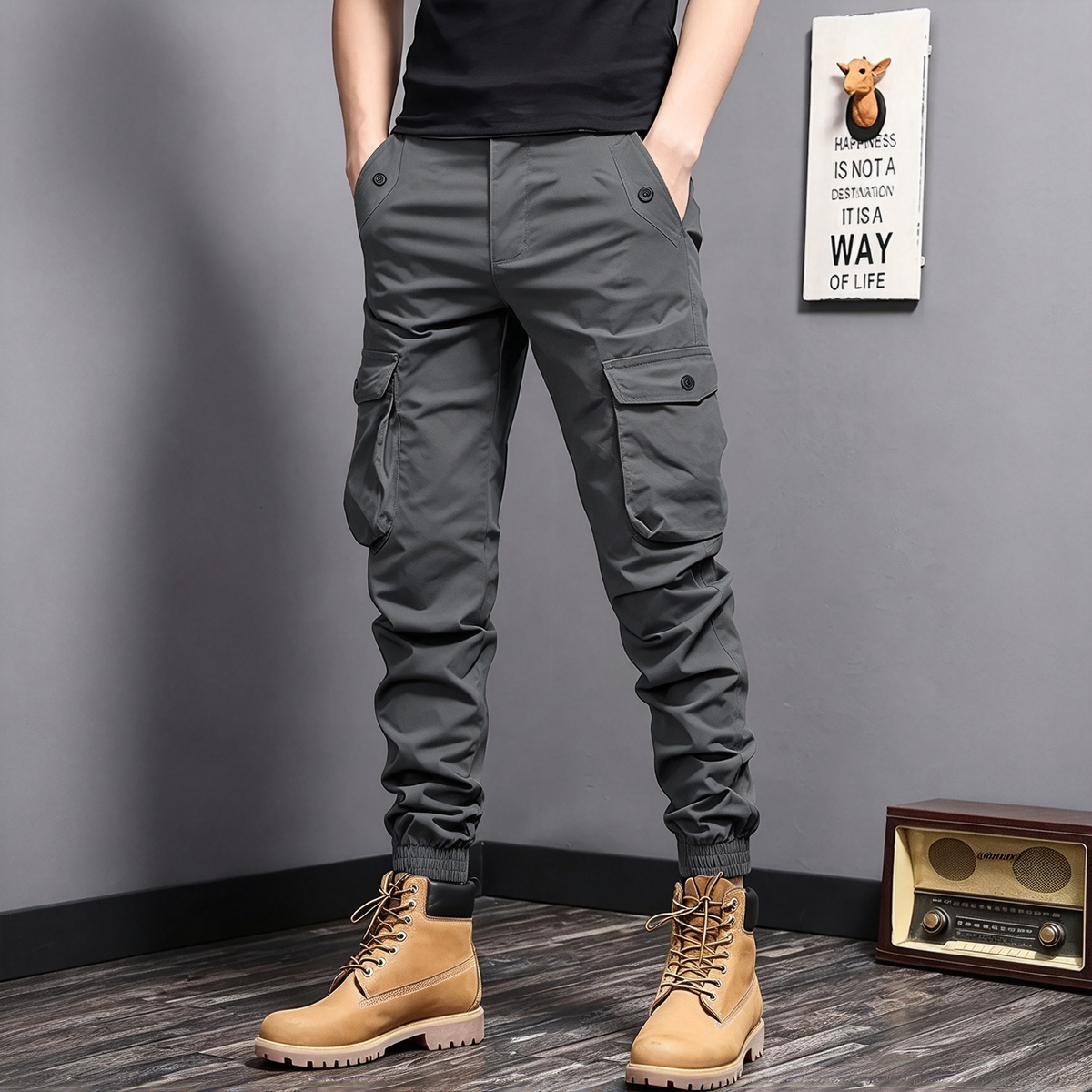 Men's Multi-Pocket Outdoor Casual Pants