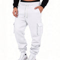 Men's Drawstring Fleece Cargo Pants