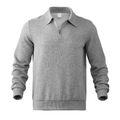 Half-Zip Jacquard Polo Sweatshirt