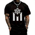 Men's Puerto Rican Cultural Pattern Cotton T-shirt