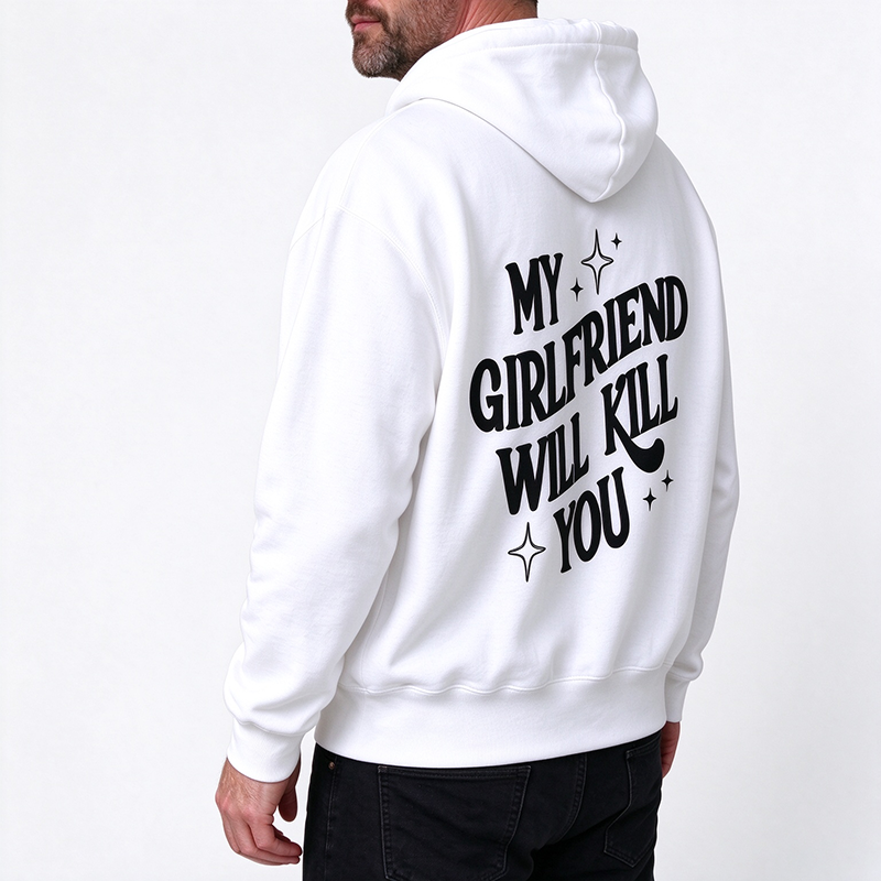 Streetwear Back Print Hoodie