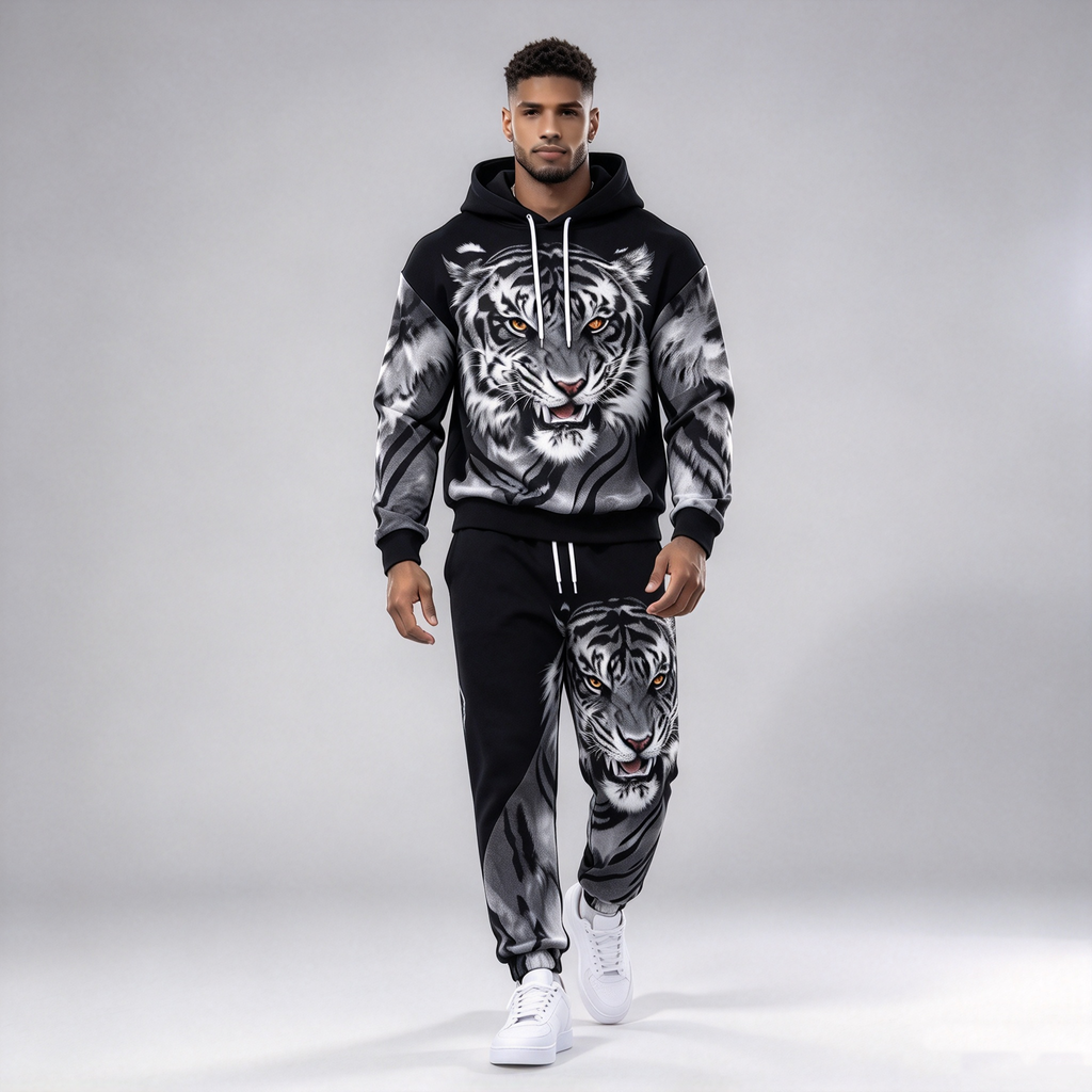 White Tiger Graphic Tracksuit