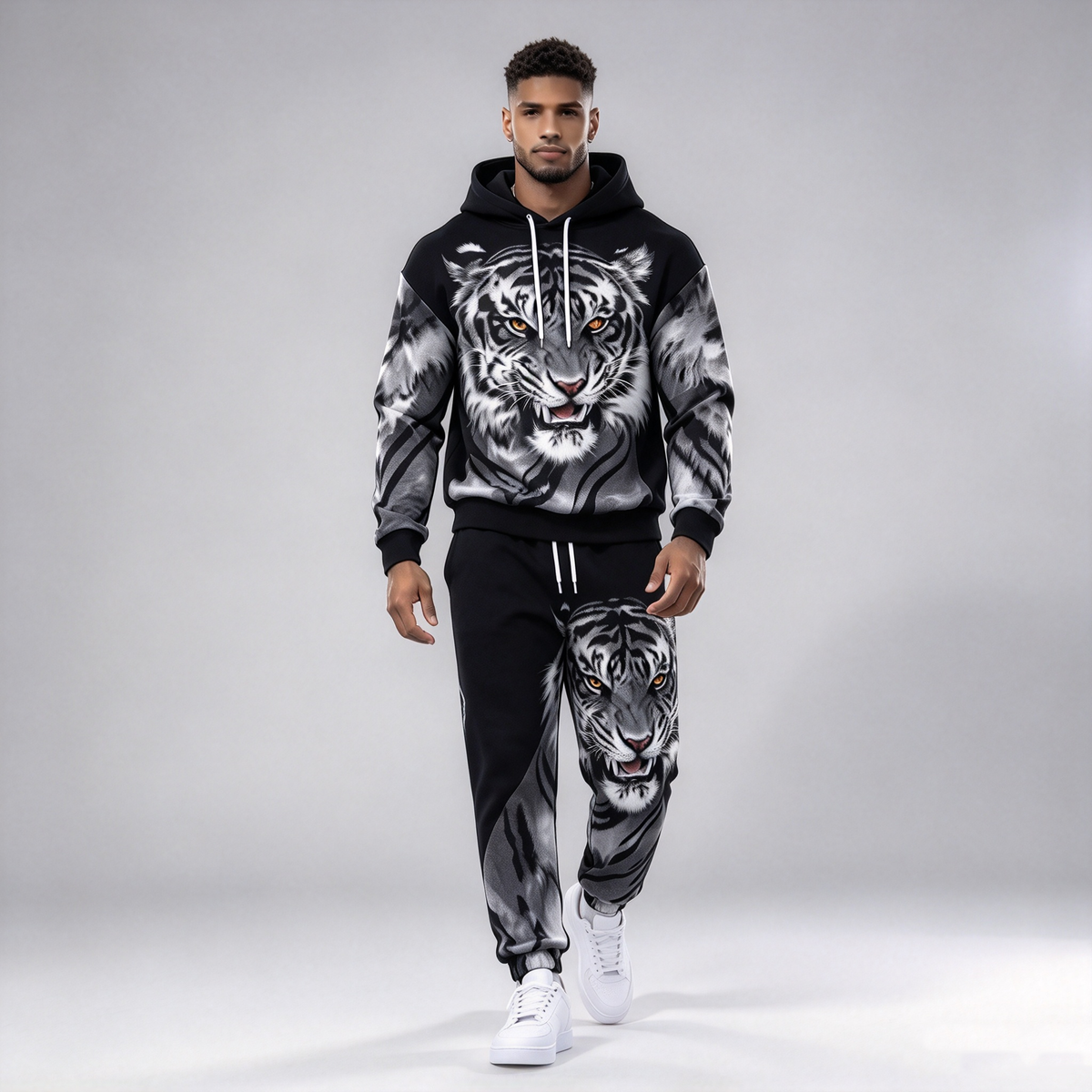 White Tiger Graphic Tracksuit