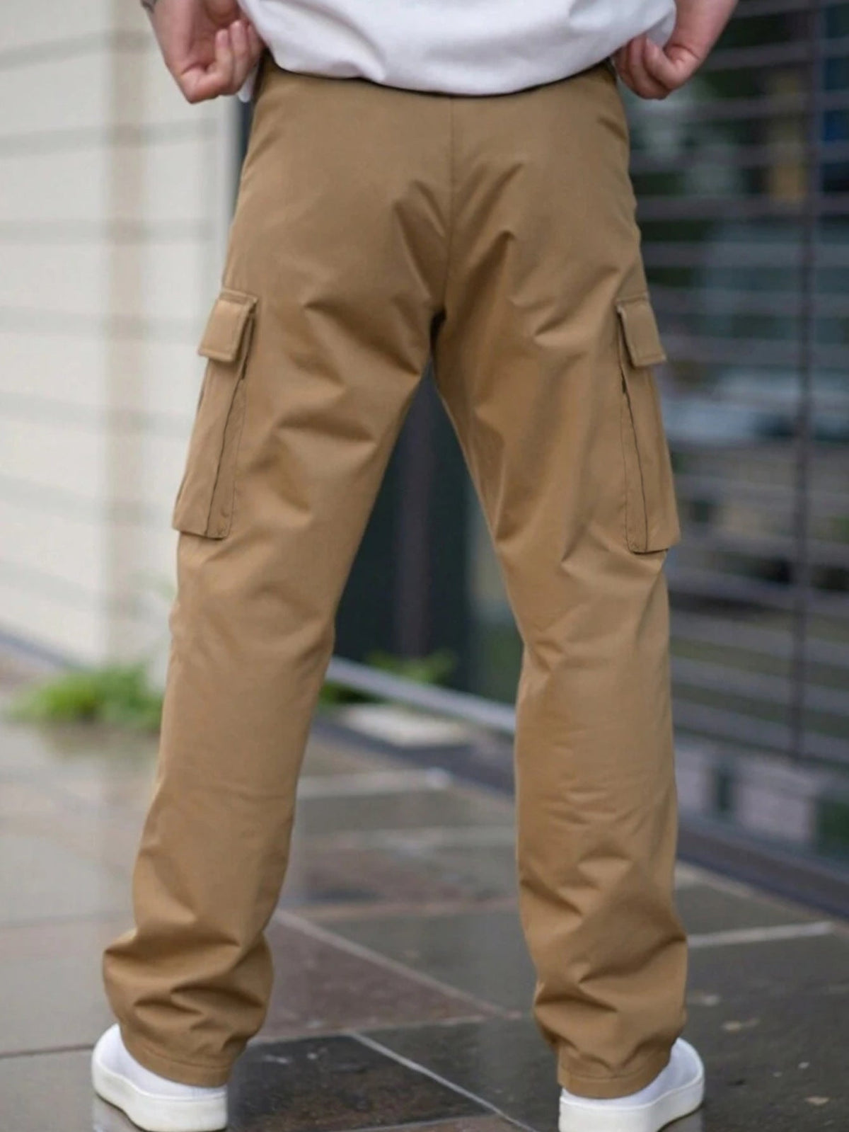 Men's outdoor loose-fitting casual long cargo pants