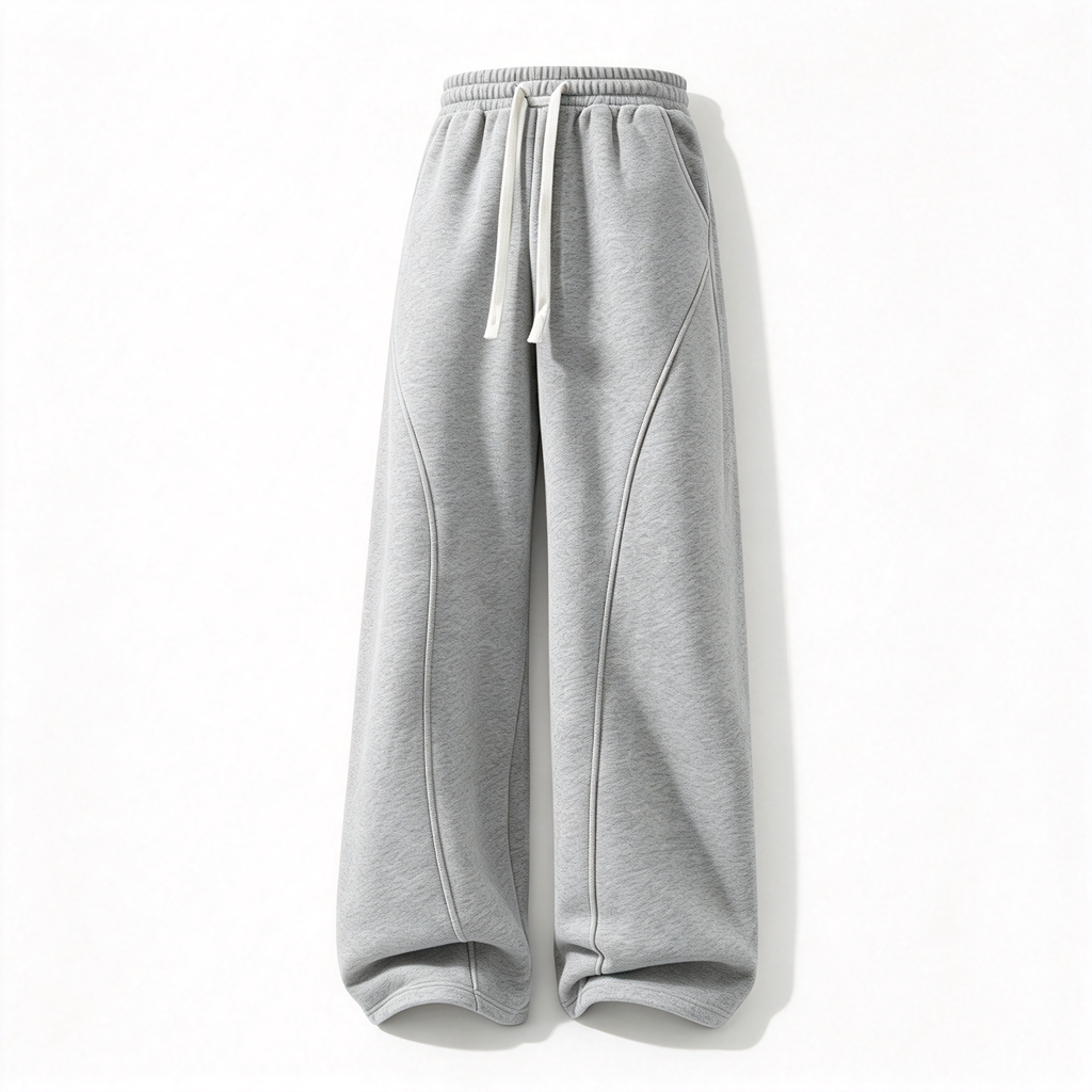 Casual High Waist Wide Leg Street Sweatpants