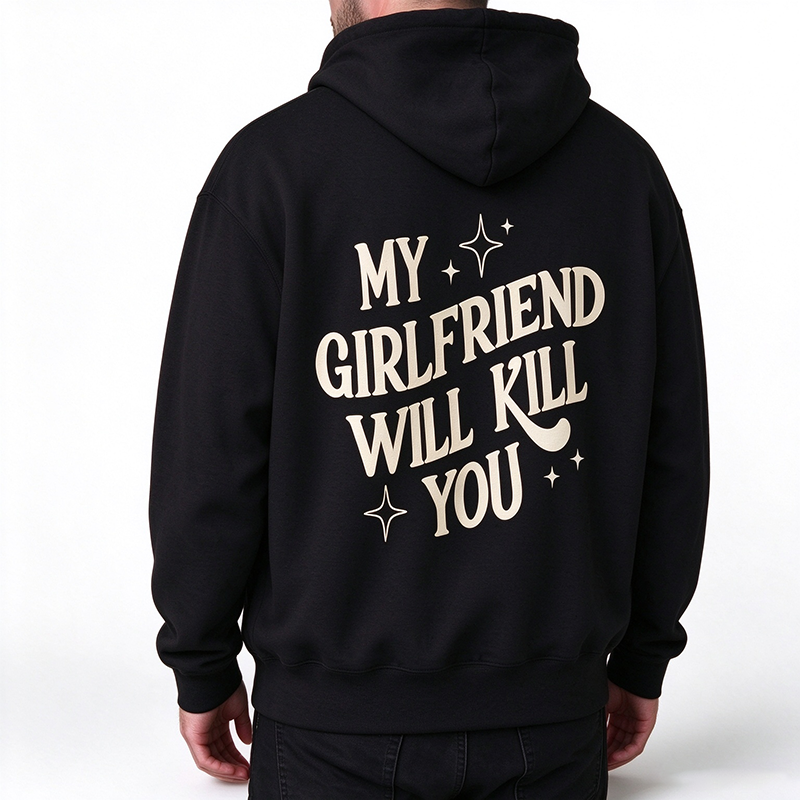 Streetwear Back Print Hoodie
