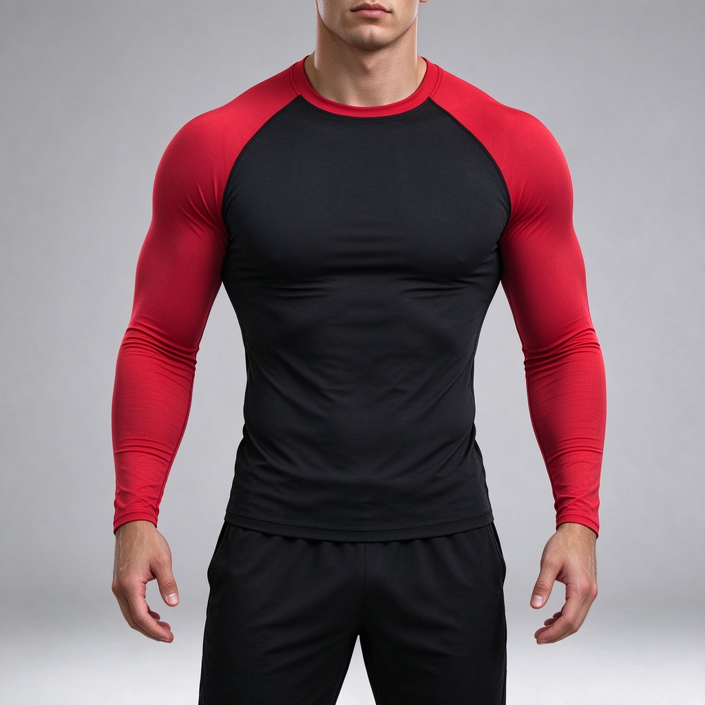 Men's raglan sleeve long-sleeved sweatshirt